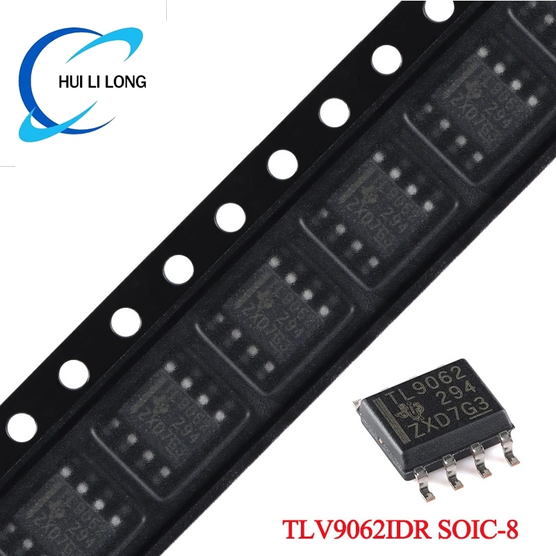 10pcs/lot TLV9062 TL9062 TLV9062IDR SOIC-8 2-channel Operational Amplifier Chip IC Integrated Circuit