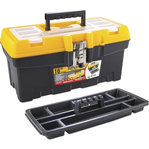 Super Bag 16 Tool Case Tool Box with Metal Lock