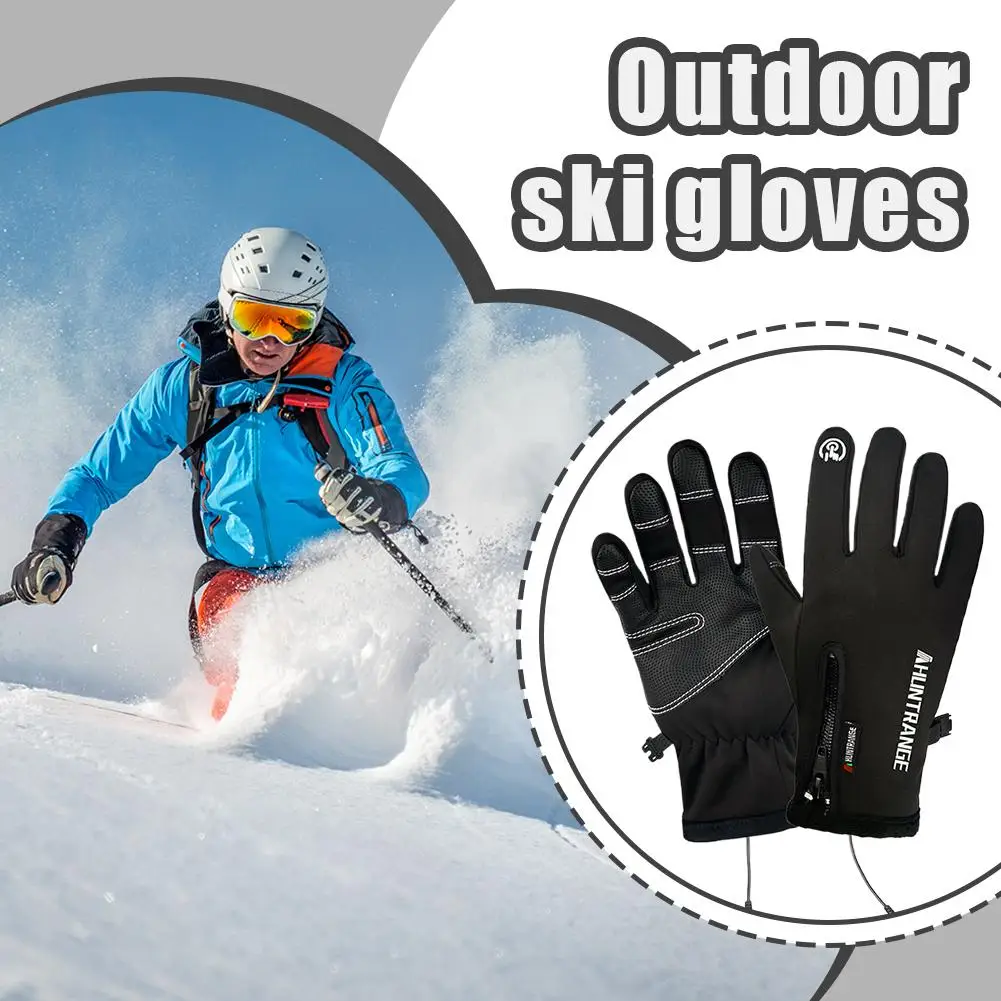 

Winter Outdoor Sports Skiing Gloves USB Electric Heated Gloves Skiing Warm Gloves Waterproof Anti-Slip Cold Resistant Warm Glove