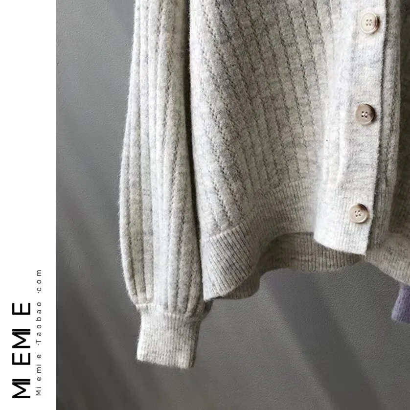 

Большой вязаный женский кардиган Mint Island, новинка весны, свободный студенческий топ, вязаный топ Jaet, однотонный, для поездок на работу