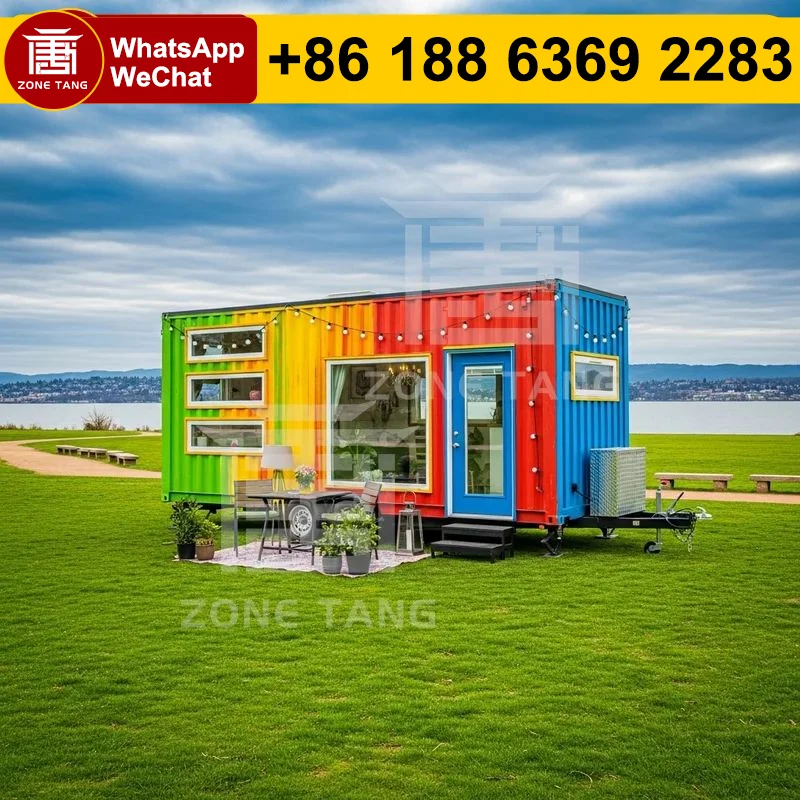

Eco-Friendly Mobility Mobile Home Flat Pack House Small House Factory Prefab Shipping Container Homes Modern Thermal Insulation
