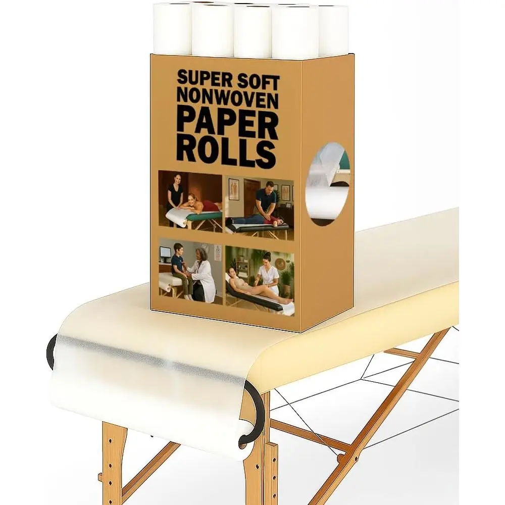 

Disposable Non-Woven Massage Table Covers - Perforated Pre-Cut Sheets - Ideal for Spa, Salon, Tattoo, Chiropractic & Medical Use