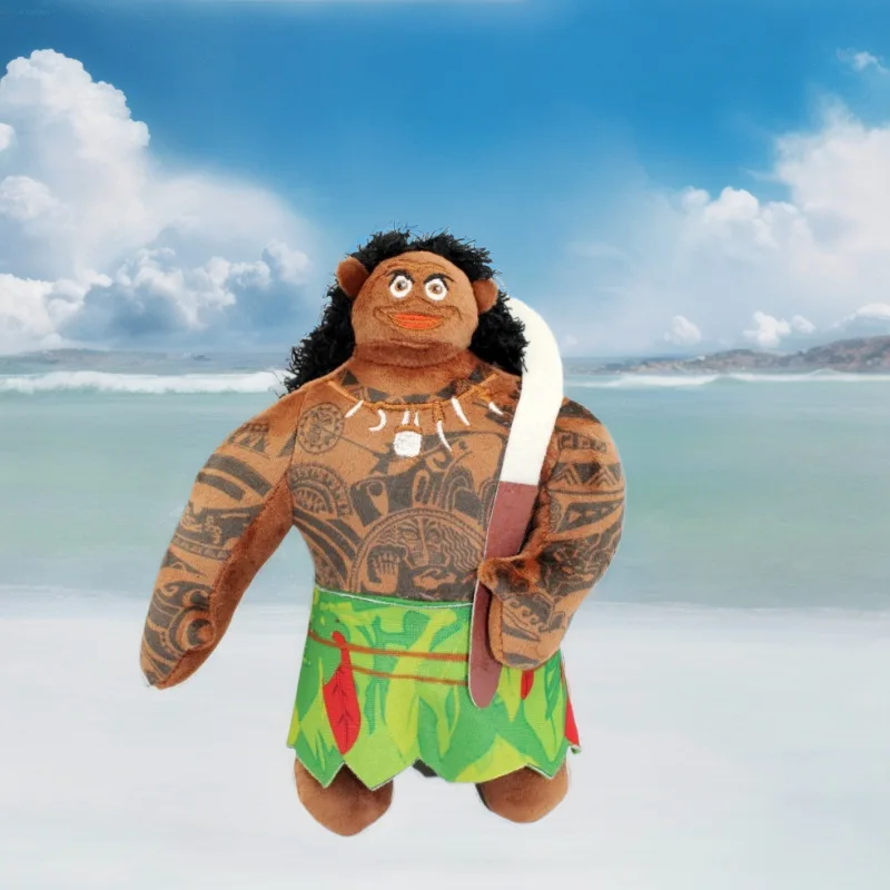 ในสต็อกอะนิเมะ Moana 2 สัตว์เลี้ยงหมู Pua Maui Heihei ตุ๊กตาสัตว์น่ารัก Pepa การ์ตูน Disney Plush ที่กําหนดเองของเล่น