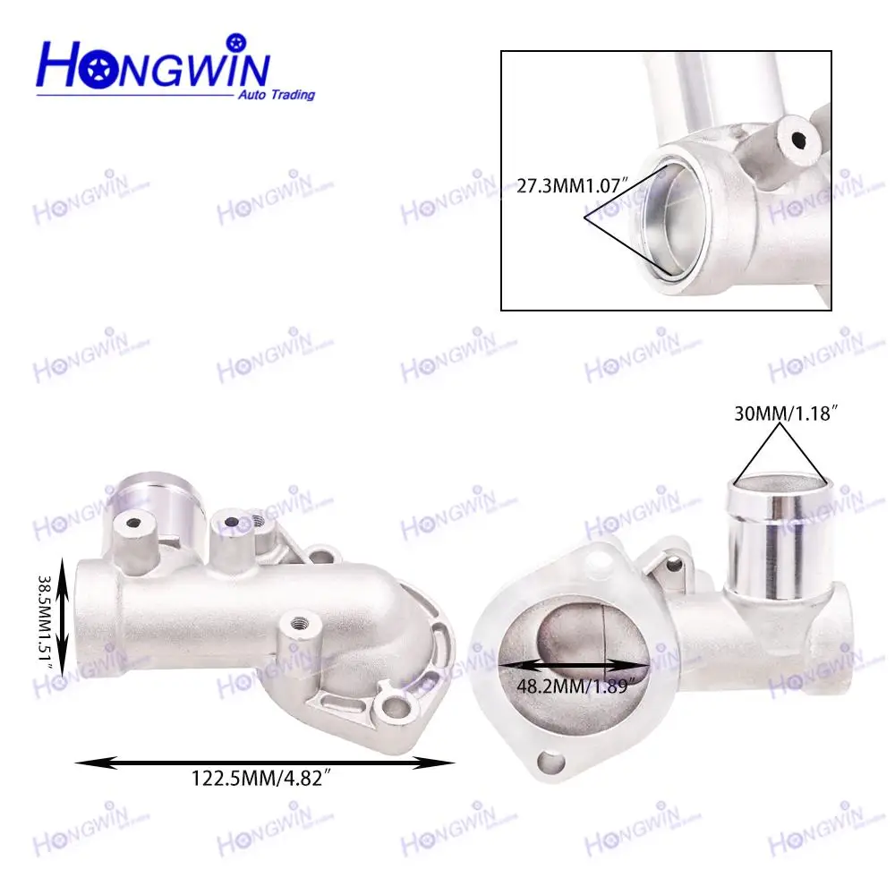 25613-2A050 256132A050 Engine Coolant Thermostat Housing For HYUNDAI VERNA XCENT GETZ GRAND i10 1.1L