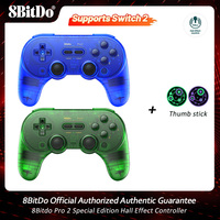 8Bitdo Pro 2 Special Edition Hall Effect Controller Wireless Joystick Gamepad for Switch 1 2 PC macOS Android Steam Raspberry Pi