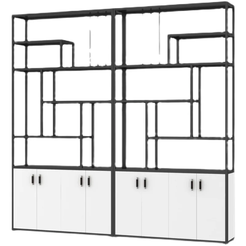 

Nordic modern bookshelf floor-to-ceiling storage multi-layer living room storage bookcase