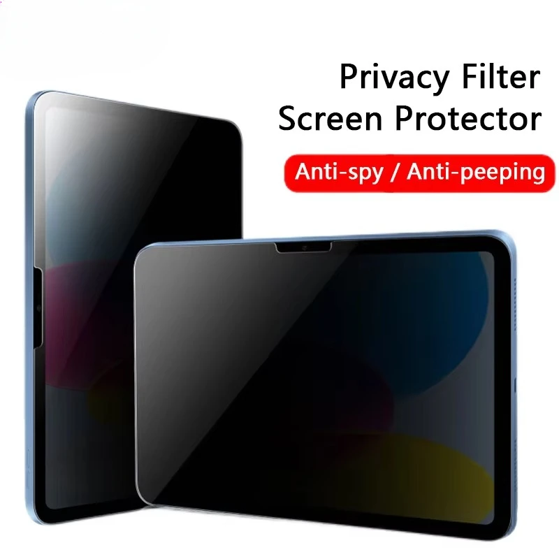 Suitable for iPad Air 4/5 11/13 inch mini 6/7 Pro 11 tablet landscape screen with 180 degree anti peeping film on both sides
