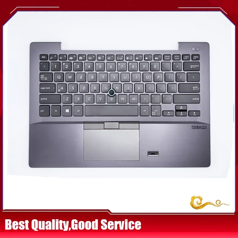 

YUEBEISHENG New/org For Asus Pro BU201 PRO BU203 BU201 Plamrest US keyboard upper cover C shell Backlight