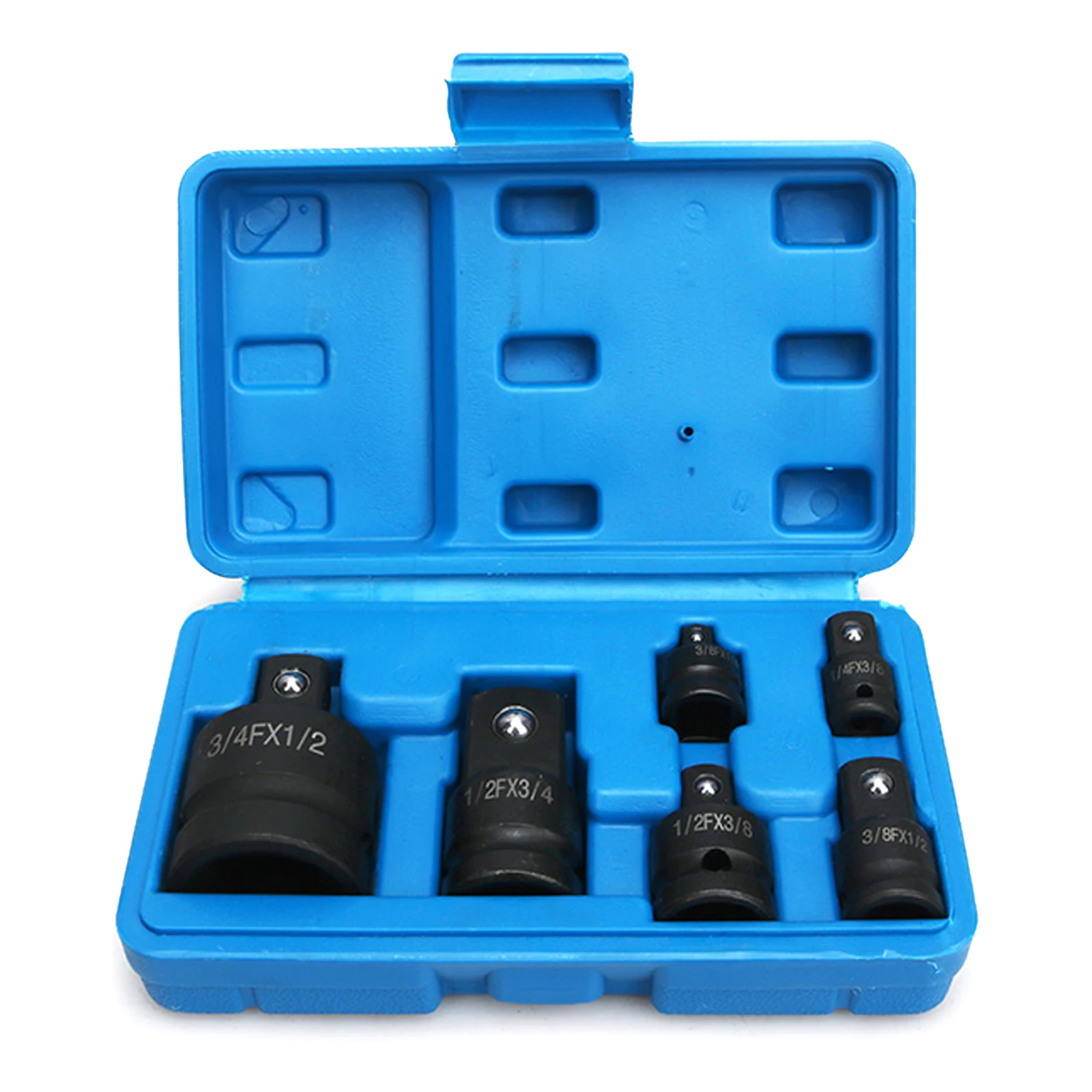 

6-Piece Impact Socket Adapter Set, 1/4 3/8 1/2 3/4 Inch Female to Male, Pneumatic Electric Wrench Conversion Joint Tool