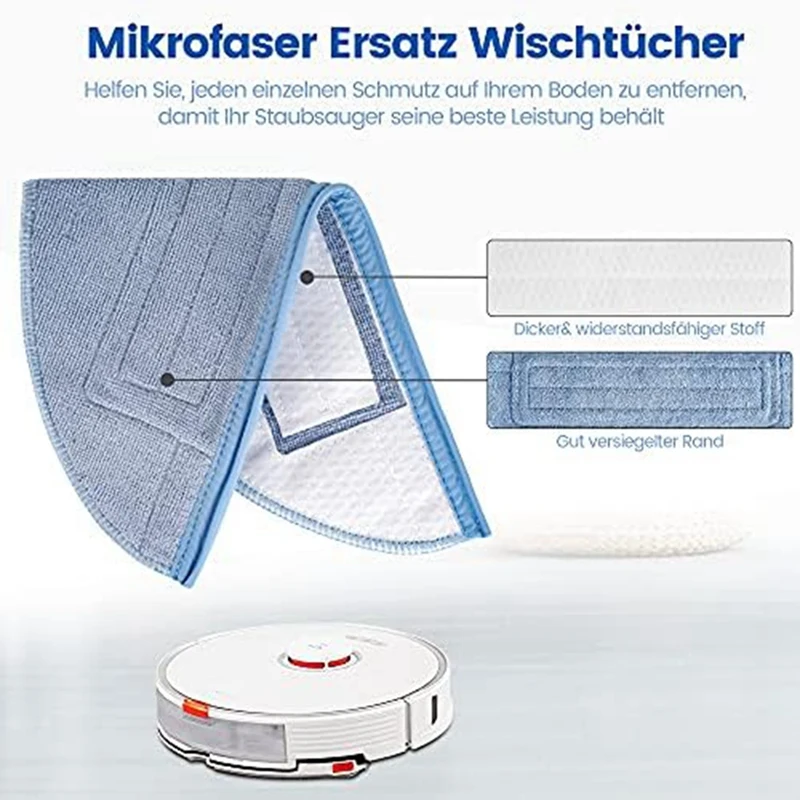 Conjunto de acessórios para xiaomi roborock s7/s7 +/s7 maxv/s7 maxv plus/s7 maxv ultra/s8/s8 + aspirador de pó peças reposição acessórios