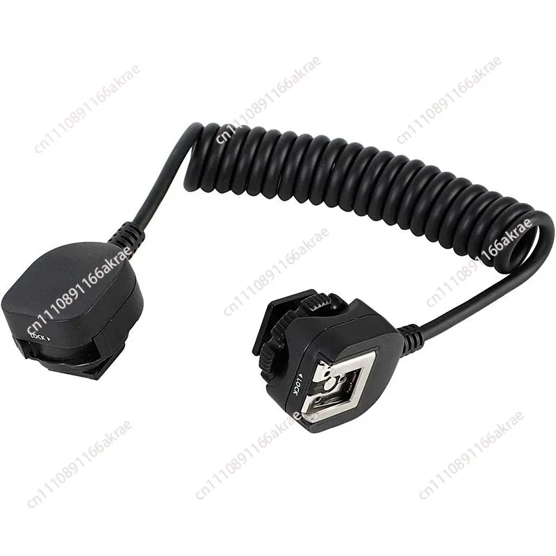 for Flash TTL off-machine lead flash cable, high-speed synchronous MI hot shoe cable, compatible with A7 series