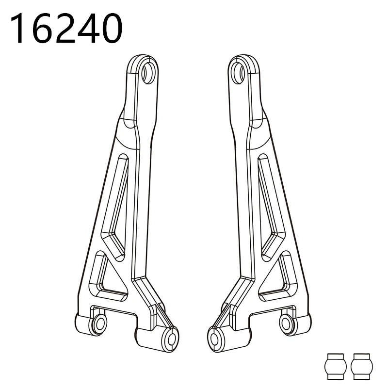 MJX Hyper Go H16H 16208 16209 16210 Modifiziertes Zubehör Differential Stoßdämpfer Reifen Stoßstange Getriebe 1/16 RC Auto Ersatzteile