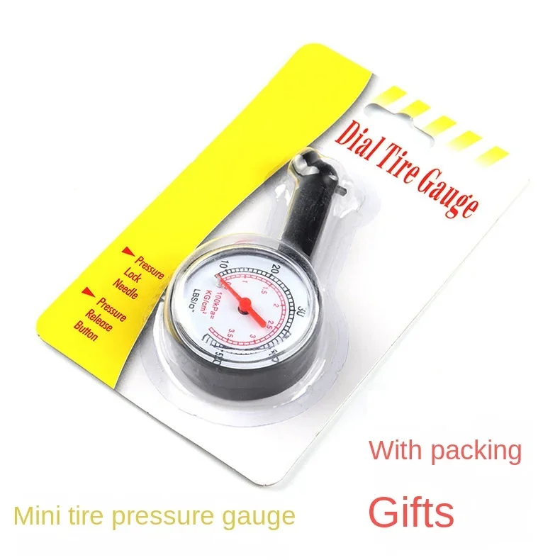 Mini Digital Tire Pressure Gauge for Detecting Car Tire Pressure, Convenient Plastic Tire Pressure Gauge Tool for Vehicles