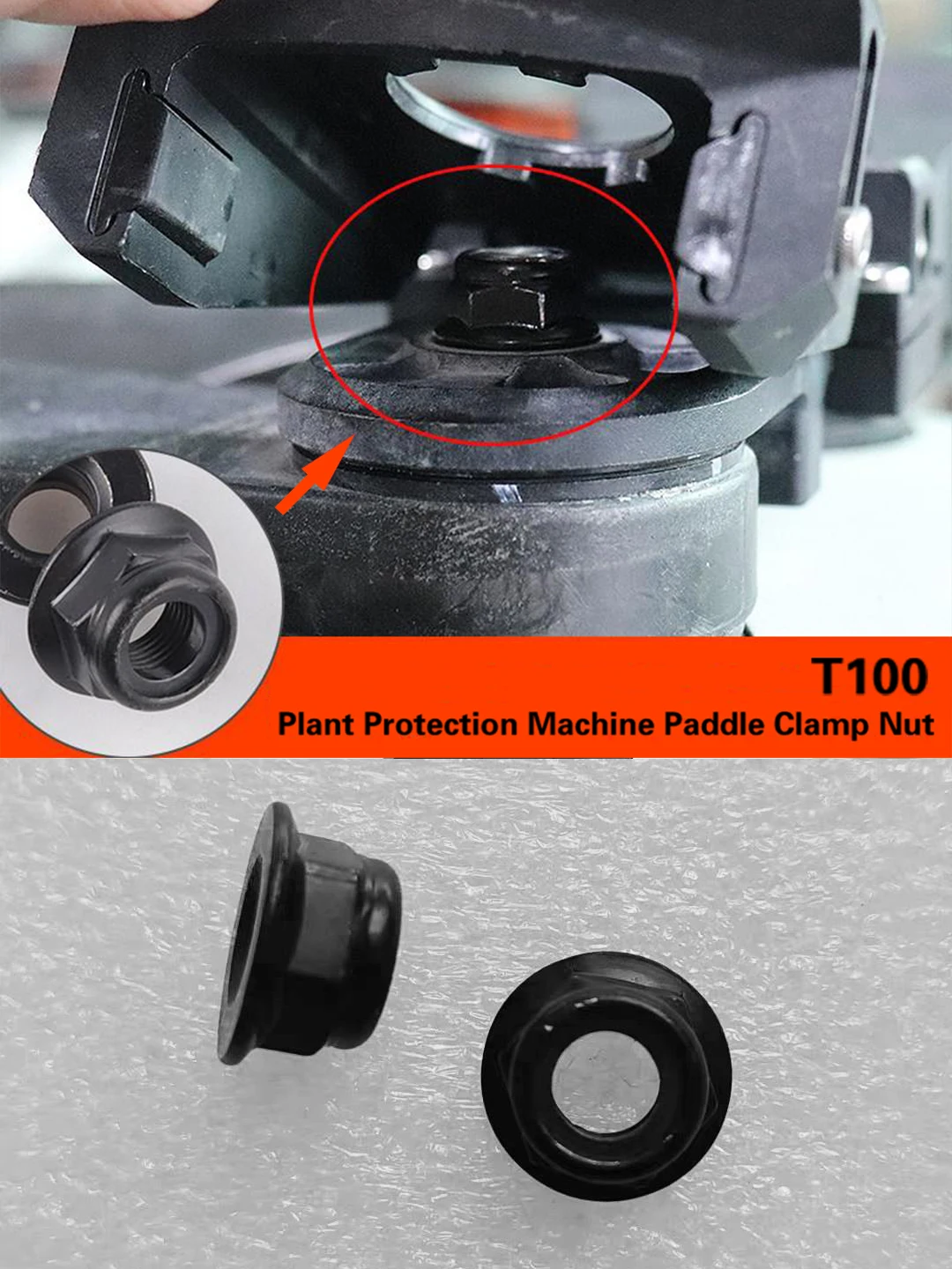 4PCS For Agras DJI T100 M80 Propeller Hub Nut Kit Part Agricultural Drone Accessories HX130087-510