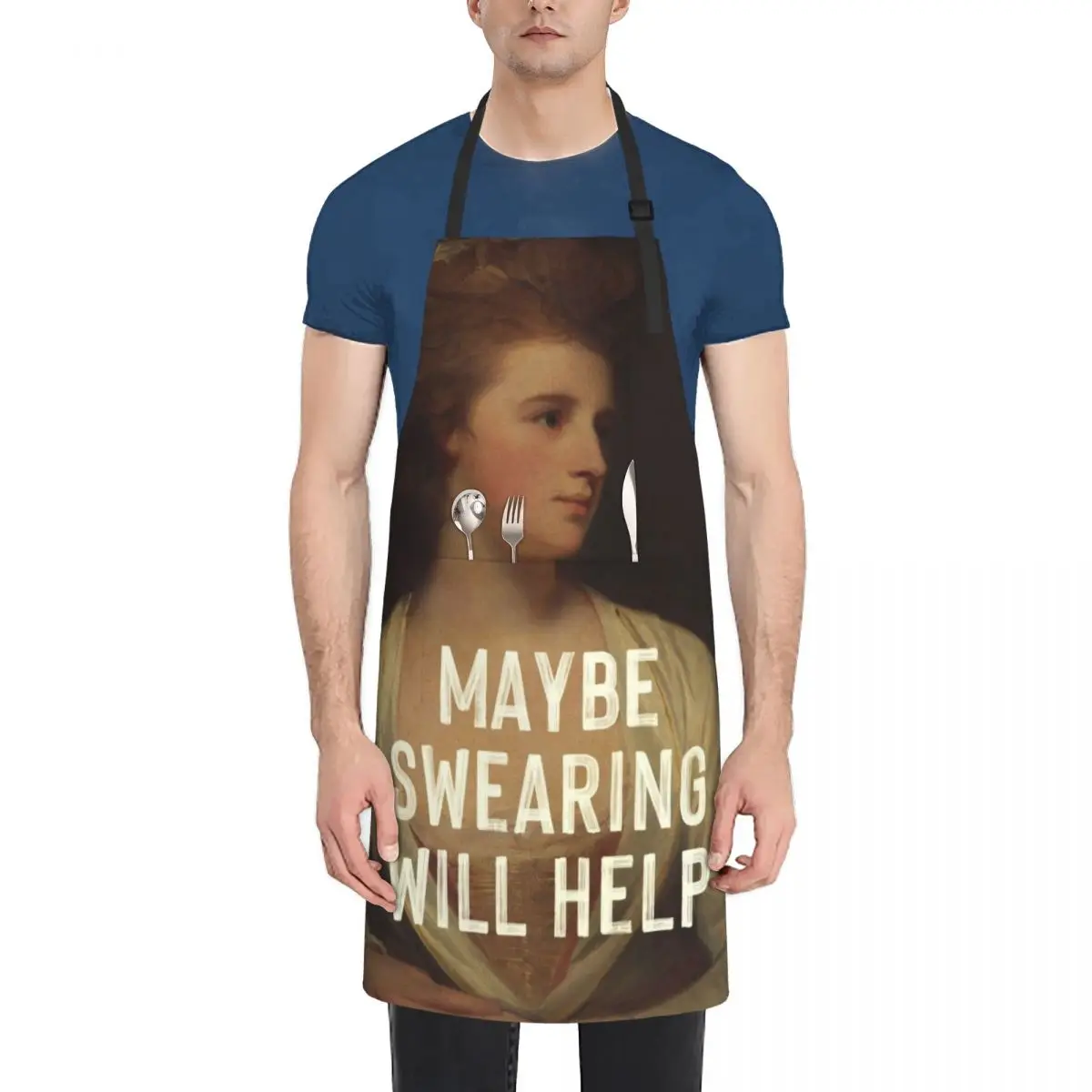 

Maybe Swearing Will Help Apron For Women For Home Accessories Apron