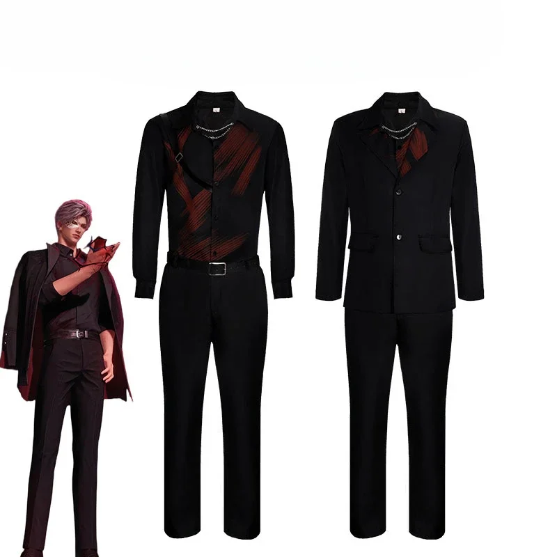 

Game Love and Deepspace Cosplay Costume Sylus Cos Outfits For Men Halloween Carnival Party Stage Performance Suits Pants