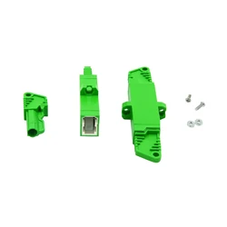 1Pc E2000 / APC Fiber Adapter Single Mode Single Core Simplex Optical Connector Fiber Coupler Flange Plate High Quality