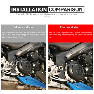 Suzuki Frame Frame Deckel, Loch dekorative Kappe, GSX-S1000-Stecker 2015-2022 GSX-S1000F 2022-GSX S 1000 GT F F. 10 Hauptverkaufsaufsetzung GSX S1000 - №7