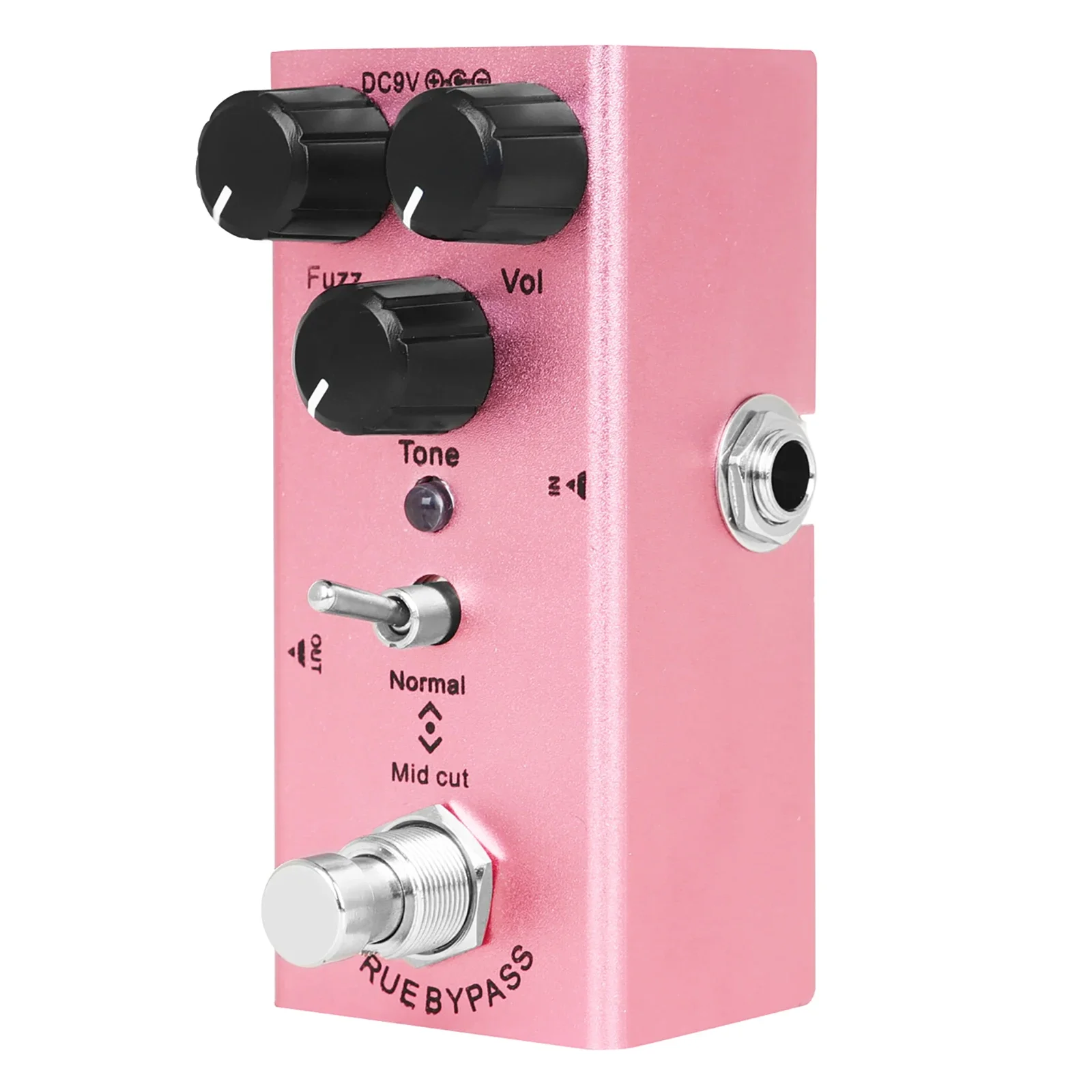 IRIN Électrique JEEffprotected Pédale FUZZ Pédale EF-12 Mini Simple Fuzz Effet True Bypass En Alliage De Zinc Shell JEAccessoires Pièces