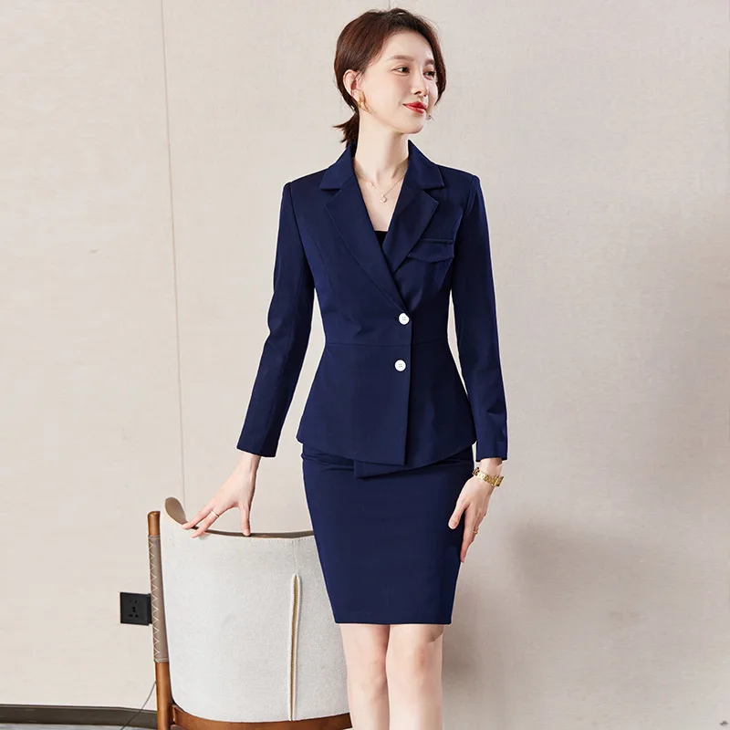 High-End Business Suit Women's Fashion Temperament Goddess Style Office Formal Suit Manager Jewelry Store Building Sales Departm