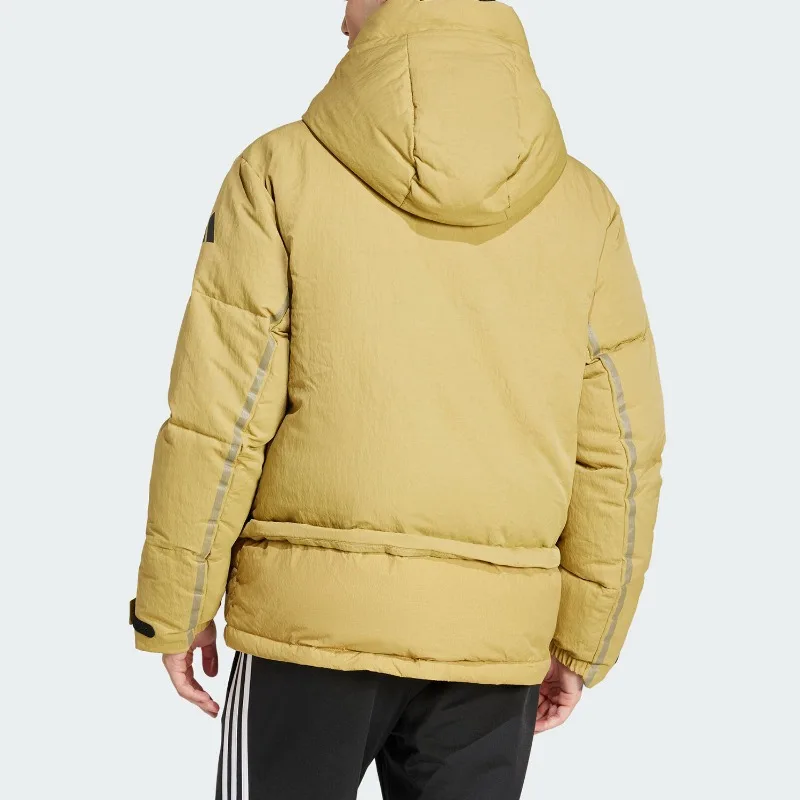 Adidas New Men's Water-repellent, Windproof and Warm Goose Down Jacket JM4611