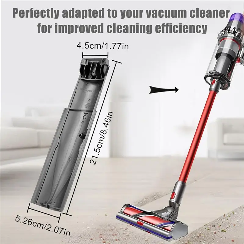 B47B Bin Runner Replacement for Dyson V10 V11 SV12 SV14 SV15, Long Cyclone Baffle 969835-01, Vacuum Cleaner Parts with