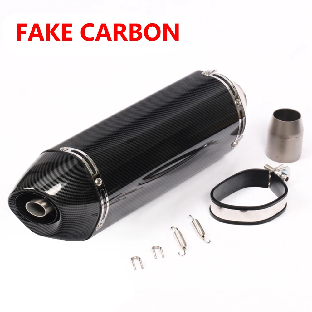 

Exhaust Motorcycle Universal 51mm Muffler with DB Killer For Kawasaki Suzuki s1000r mt09 mt07 r6 cbr250rr cb650f rc390 TRC-GP