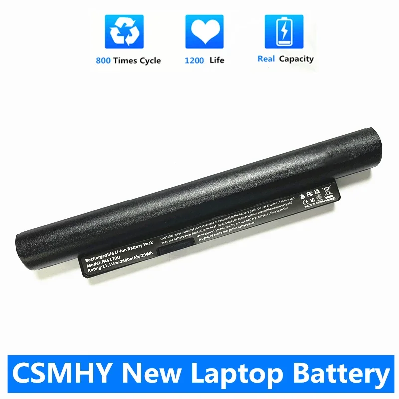 CSMHY 2600mAh PA5170 para Toshiba portátil satélite NB10 NB10-A NB15T NB15-A PABAS279 PABAS282 Dynabook N51 PA5170U-1BRS PA5207U
