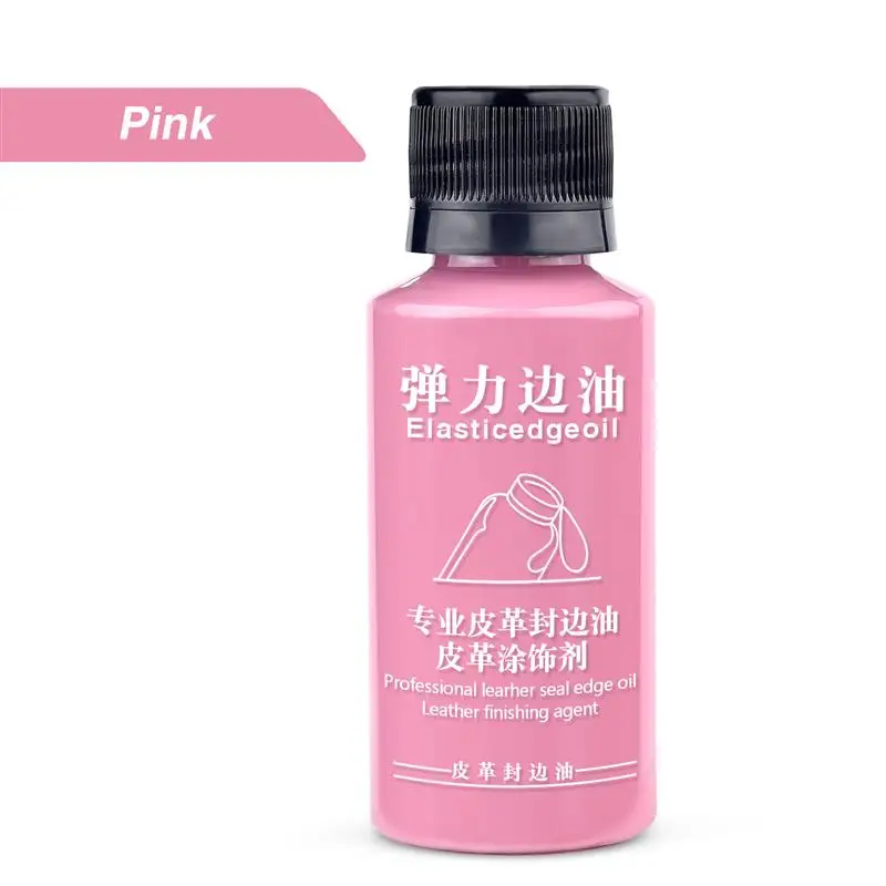 30ml matte elastische Kanten versiegelung Öl Leder farbe DIY Leder kanten farbe Lederwaren Renovierung Trimm kanten versiegelung pigment