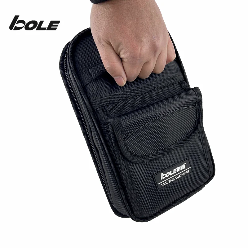 BOLE-Bolso de herramientas para colgar en la cintura, bolsa de herramientas multifuncional portátil, organizador de herramientas para exteriores,