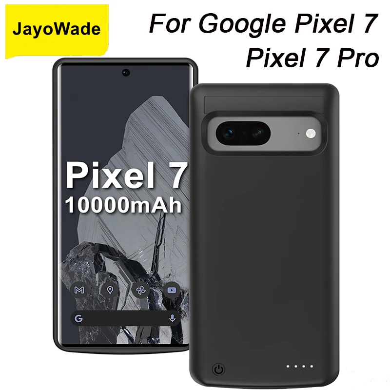 JayoWade 10000Mah Battery Case For Google Pixel 7 Phone Cover Pixel7 Pro Power Bank For Google Pixel 7 Pro Battery Charger Cases