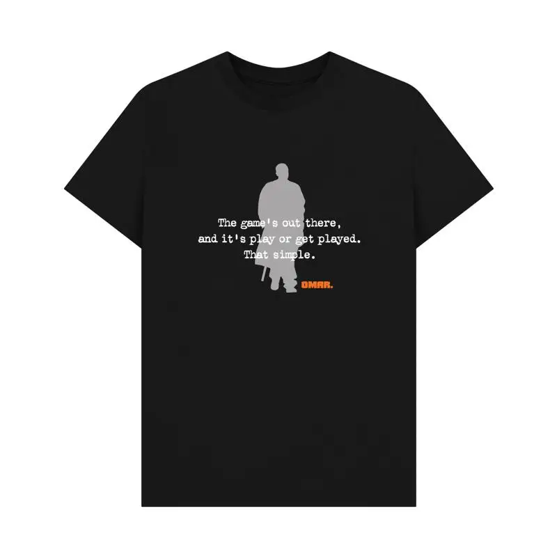 PREMIUM OFFICIAL The Wire Game Black  T shirt