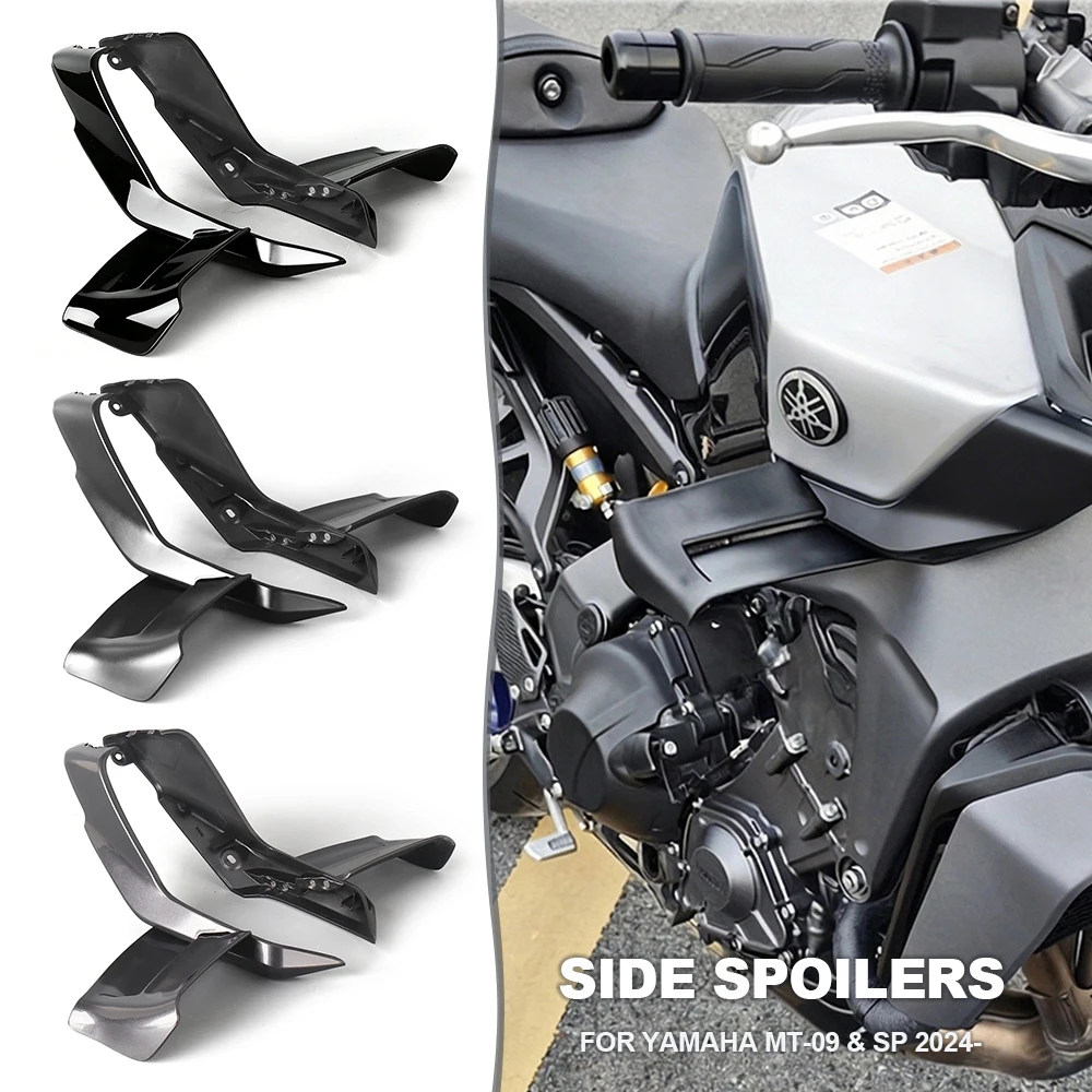 

For Yamaha MT-09 MT09 MT 09 SP 2024 2025 2026 Fairing Fixed Wing Kit Motorcycle Accessories Side Spoilers Winglet Wind Deflector