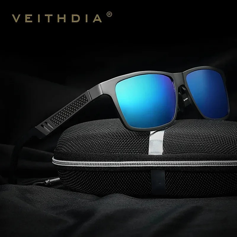 VEITHDIA Men‘s Sunglasses Aluminum Polarized Mirror Sun Glasses Driving Sports Goggle Eyewear Accessories For Male Female V6560