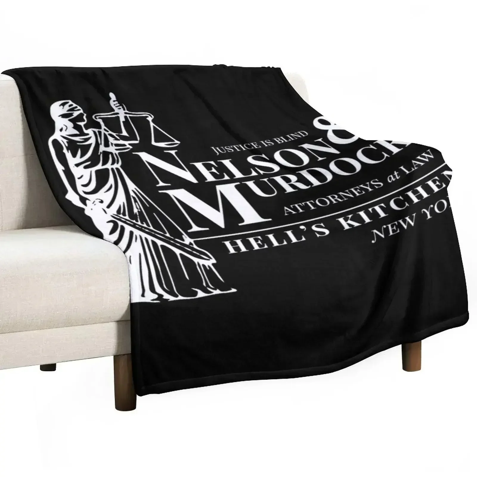 

Nelson and Murdock Law Throw Blanket Luxurious Soft Fuzzy Blanket for Sofa Bed