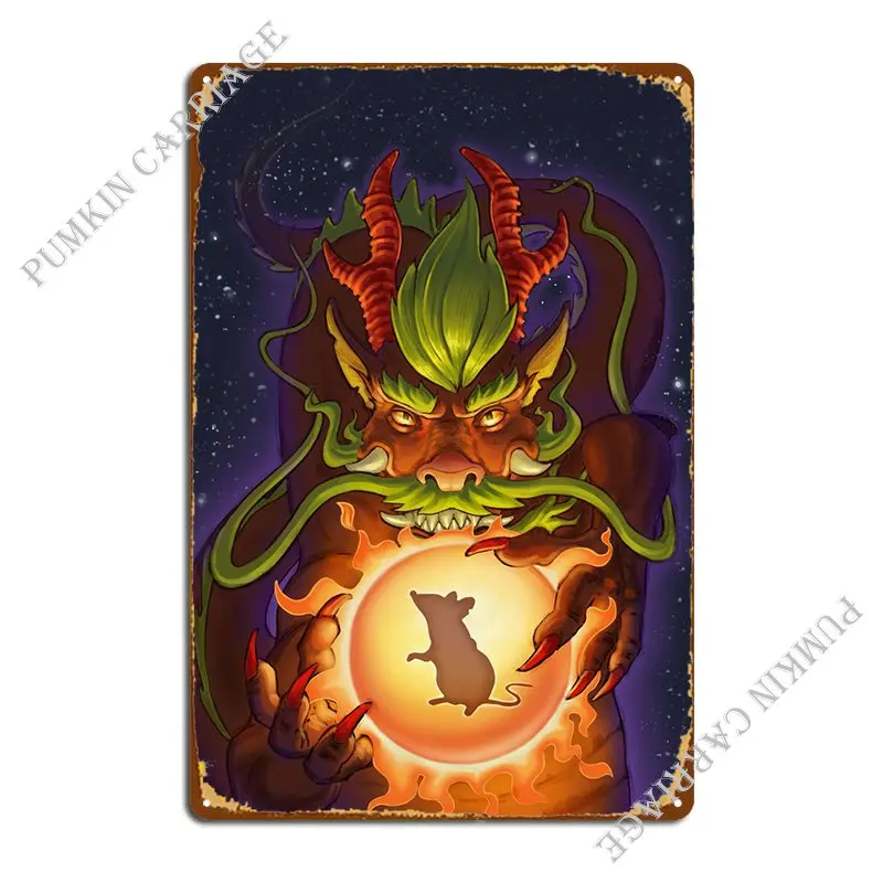 

Farseer Dragon Metal Plaque Poster Customize Classic Garage Pub Plaques Tin Sign Poster