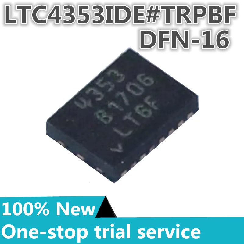 

2-100pcs %New original LTC4353IDE#TRPBF LTC4353IDE#PBF Silkscreen 4353 DFN-16 Power electronic switch chip