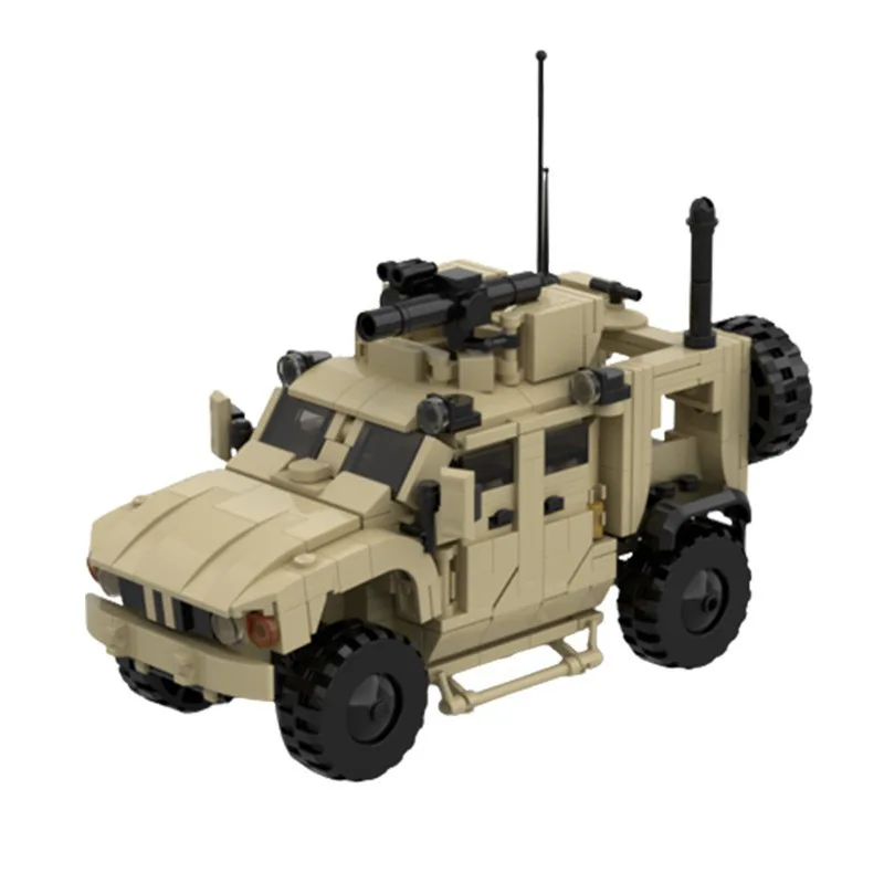 Hot Military Series Oshkosh Futuristic Off-road Vehicle Building Block Model Originality Kids Toys Anti landmine measures Gifts