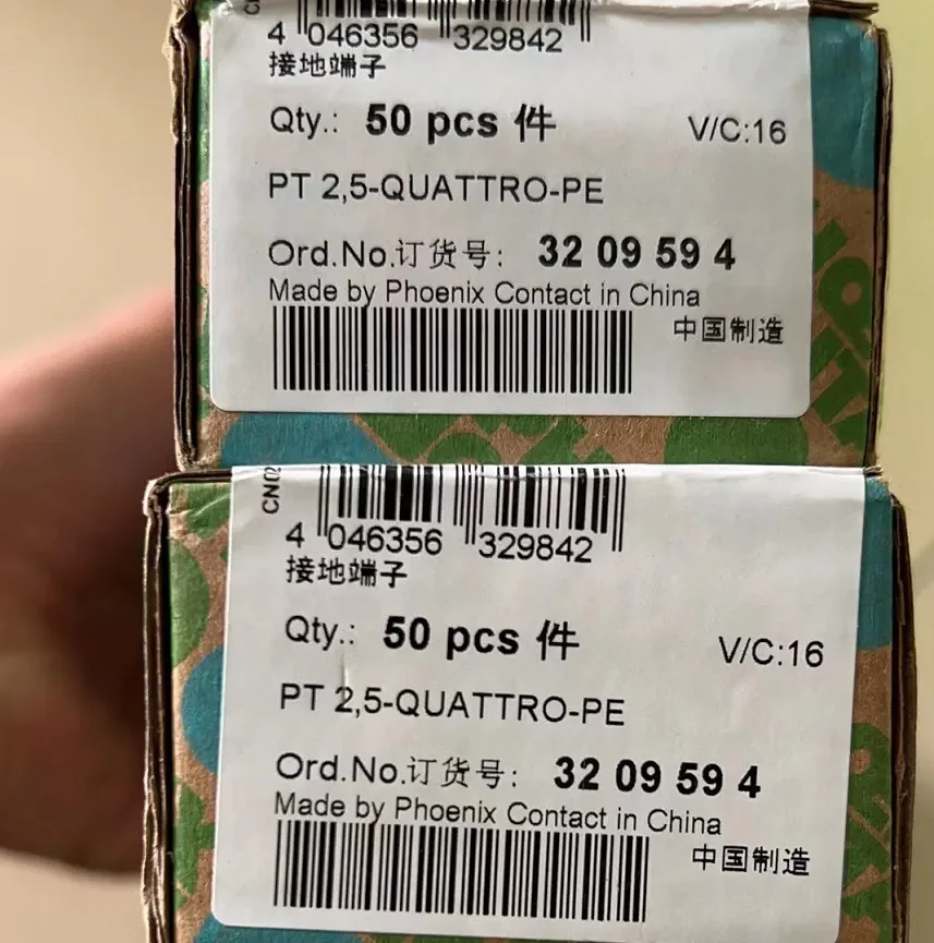 Phoenix Contact new in stock Original  PT 2.5-PE 3209536  PT 2.5 3209510 PT 2.5 BU 3209523 Push-in 3210192 PT 2.5-TGB