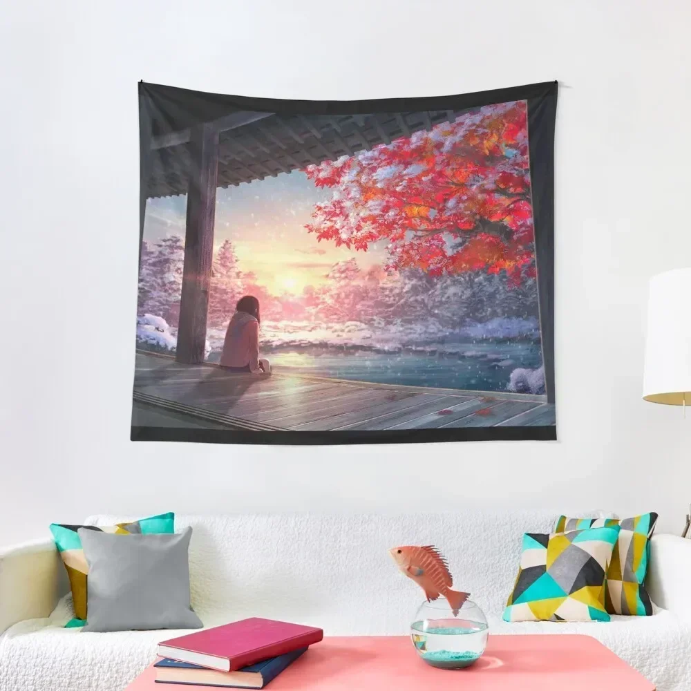 

Anime Sunset Tapestry Decoration For Rooms Wall Tapestries Tapestry