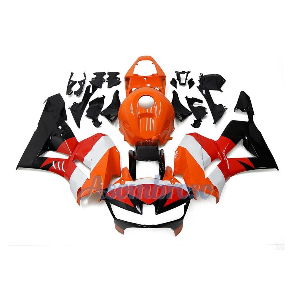 New ABS Fairings Injection for HONDA Repsol CBR600RR 2013 2014 2015 2016 2017 2018 2019 cbr 600rr Orange Black Bodywork Housing