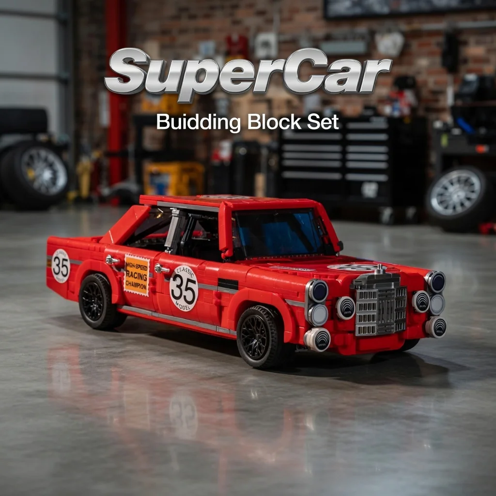 

1652PCS Super Car Building Blocks City Sports Car Model Ornaments Collection Bricks Toys DIY Assembly Toys For Gifts