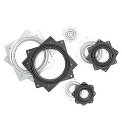 2/3/4/6 Inch Hollow Furniture Hardware 360 Degrees Swivel Plate Free Rotating Ball Bearing Lazy Susan