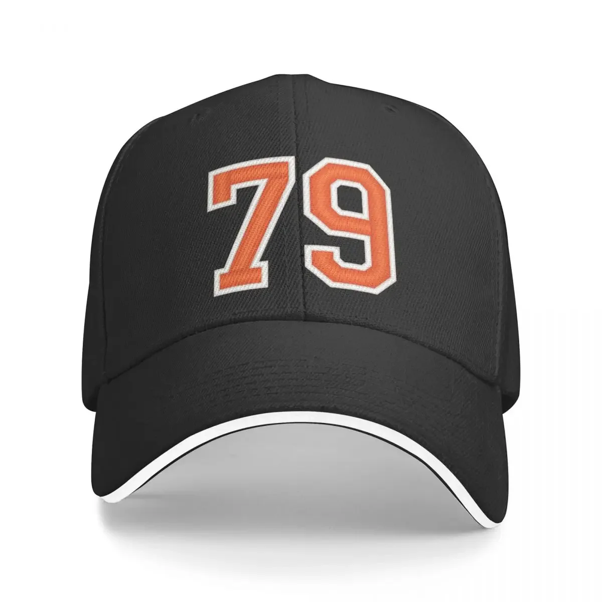 Sports Number 79 Jersey seventy-nine Orange Baseball Cap Uv Protection Solar Hat Hat Luxury Brand Luxury Brand For Girls Men's