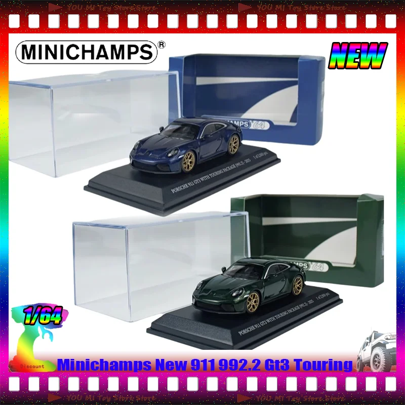 

Minichamps 1:64 New 911 992.2 Gt3 Touring Simulation Alloy Miniature Static Alloy Car Model Custom Collection Toys Gifts Display