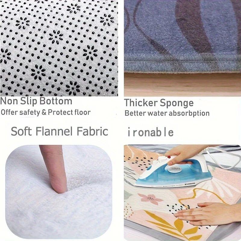 VIKAMA الأسود الإبداعية المطبخ البساط الذي المطبخ 2 قطعة السجاد ممسحة ترحيب حصيرة سجادة غرفة معيشة البساط لغرفة النوم ديكور المنزل