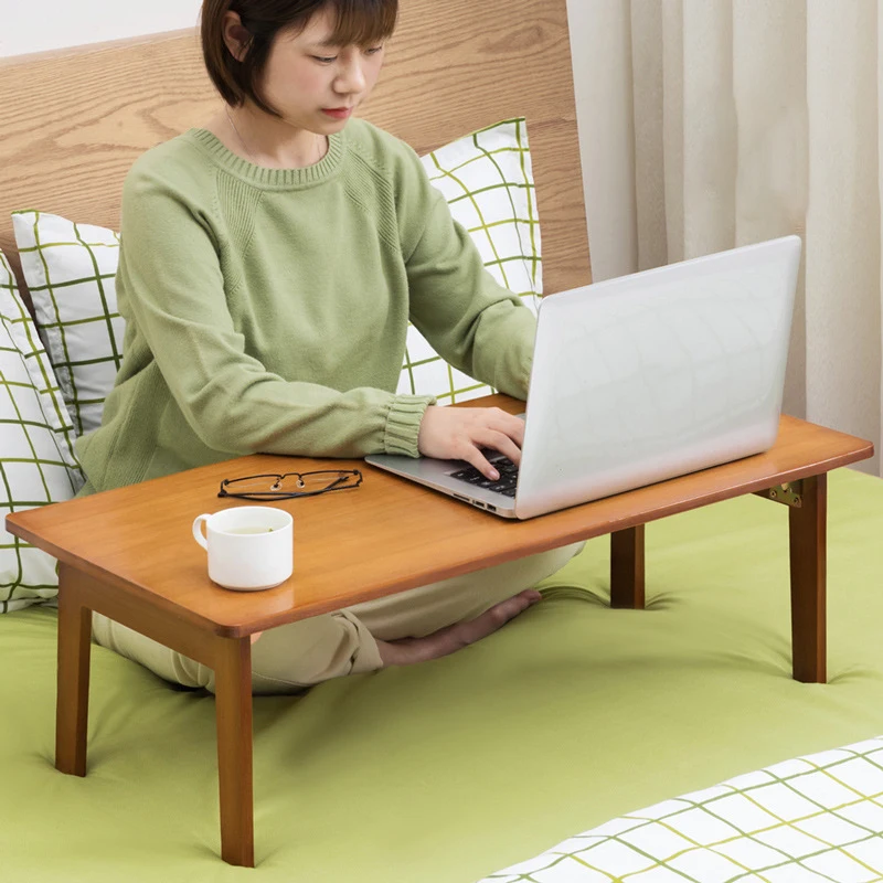 Foldable Laptop Desk Living Room Dining Apartment Tea Table Simple Modern Table Minimalist Baboo Coffee Table