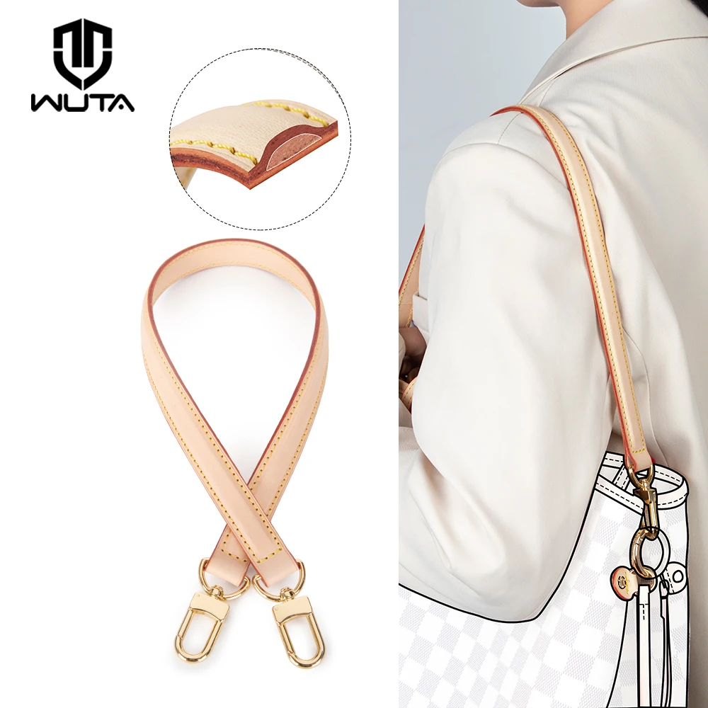 WUTA Replacement Bag Strap For LV Graceful Neverful Underarm Shoulder Strap Handbag Handle Belts Vachetta Leather Bag Accessorie