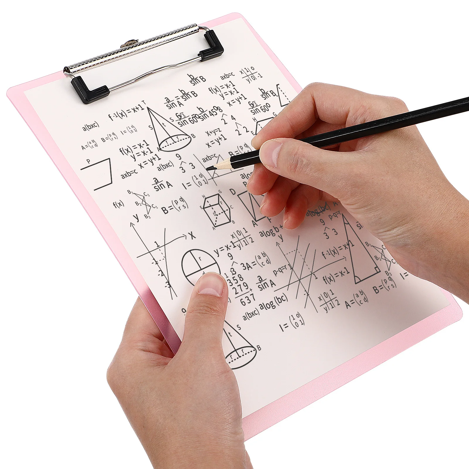 10 pçs plástico a5 pranchetas perfil hardboard suporte de papel placas de escrita leves para uso em sala de aula de escritório escolar