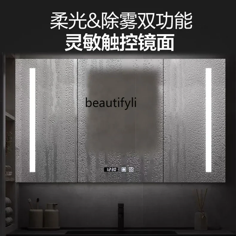 M71 Stone Plate Integrated Bathroom Cabinet Wash Basin Cabinet Combination Bathroom Smart Mirror Cabinet Washstand Modern Minima